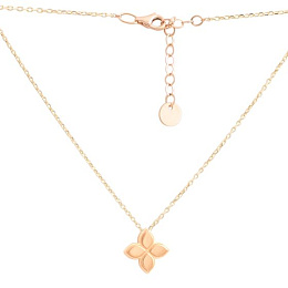 Silver necklace without stones