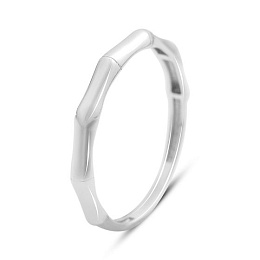 Silver ring without stones