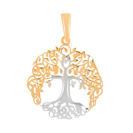 Gold pendant without stones