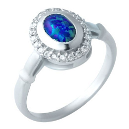 Серебряное кольцо с опалом 0.75ct