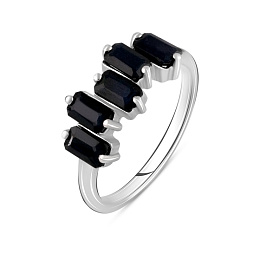 Серебряное кольцо с сапфиром 1.792ct