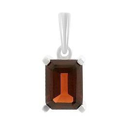 Срібна підвіска з гранатом 1.888ct
