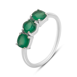 Срібна каблучка з агатом 1.533ct