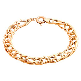 Gold bracelet without stones