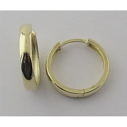 Silver earrings without stones