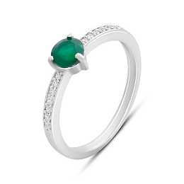 Серебряное кольцо с агатом 0.628ct