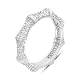 Silver Ring with Fianites