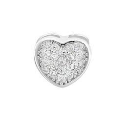 Silver pendant with phianites