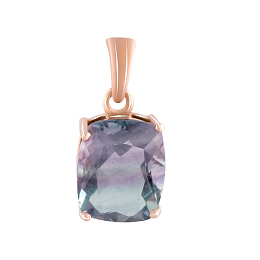 Срібна підвіска з флюоритом 5.9ct