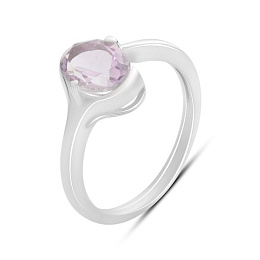 Серебряное кольцо с аметистом 1.025ct