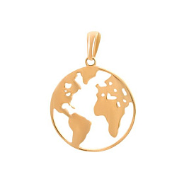 Золотая подвеска без камней