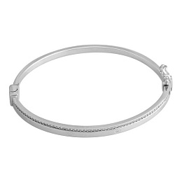 Gold bracelet with 0.62ct fianites