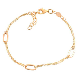 %ВидПокрытияПадеже2% серебряный браслет без камней