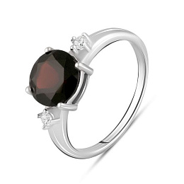Серебряное кольцо с гранатом 2.566ct