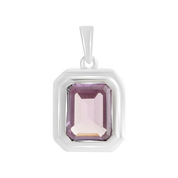 Срібна підвіска з олександритом 3.863ct