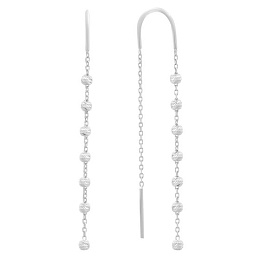 Gold earrings without stones