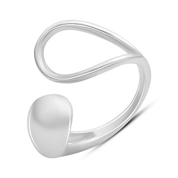 Silver ring without stones