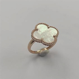 Срібна каблучка з перламутром