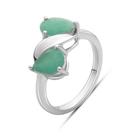 Срібна каблучка зі смарагдом 2.008ct