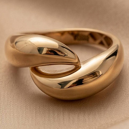 Золоте кільце без каменів