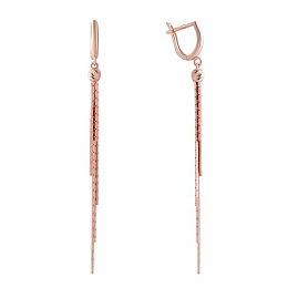 Золотые серьги без камней