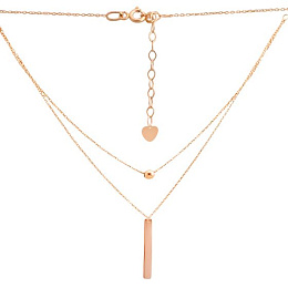 Золотое колье без камней