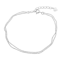 Срібний браслет без каменів