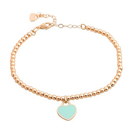 Золотой браслет с емаллю