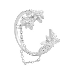 Silver Ring with Fianites