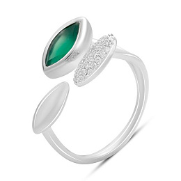 Срібне кільце з агатом 1,251 карата