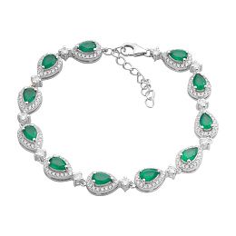 Silver bracelet with agate 7.282ct