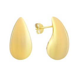 Silver earrings without stones