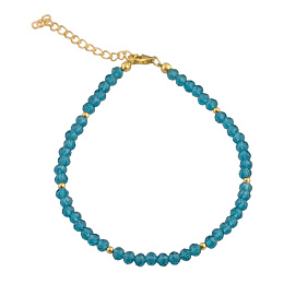 Серебряный браслет с топазом Лондон Блю 15.695ct