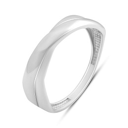 Silver ring without stones