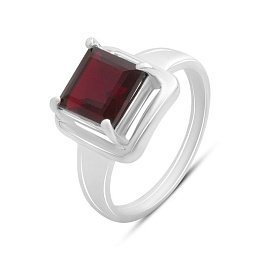 Срібна каблучка з гранатом nano 2.092ct