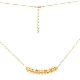 Золотое колье без камней