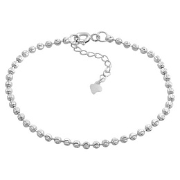 Silver bracelet without stones