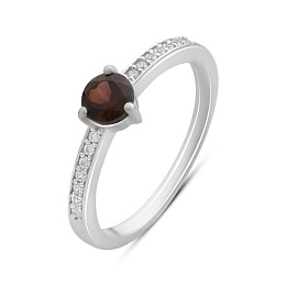Серебряное кольцо с гранатом 0.798ct