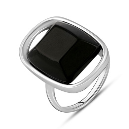 Серебряное кольцо с ониксом 11.75ct