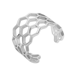 Silver ring without stones