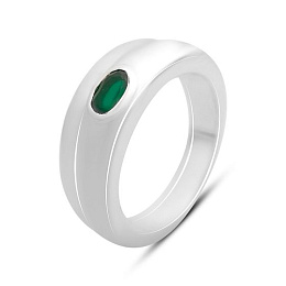 Silver ring with agate 0.408ct