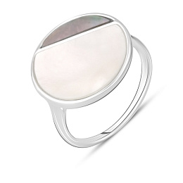 Серебряное кольцо с перламутром 2.1ct