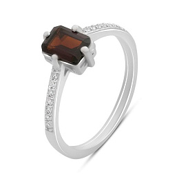Серебряное кольцо с гранатом 1.302ct