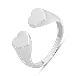 Silver ring without stones