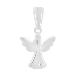 Золотая подвеска с фианитами 0.01ct