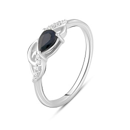 Серебряное кольцо с сапфиром 0.475ct