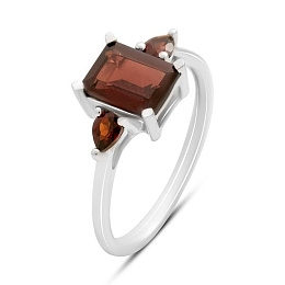 Silver ring with garnet 2.425ct