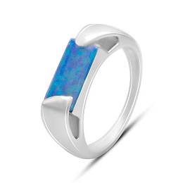 Срібна каблучка з опалом 0.931ct