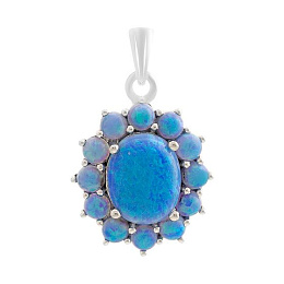 Silver pendant with opal 1.923ct