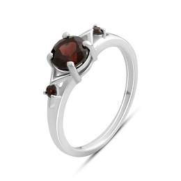 Серебряное кольцо с гранатом 1.075ct
